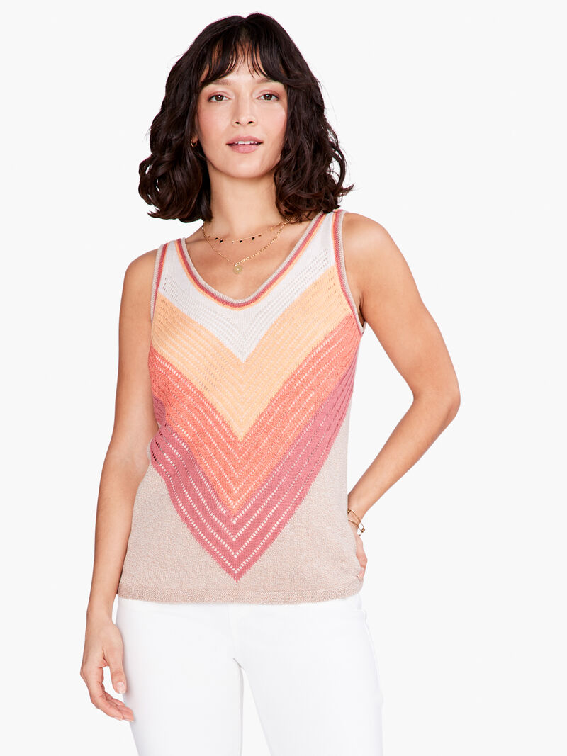 Sun Ray Crochet Tank