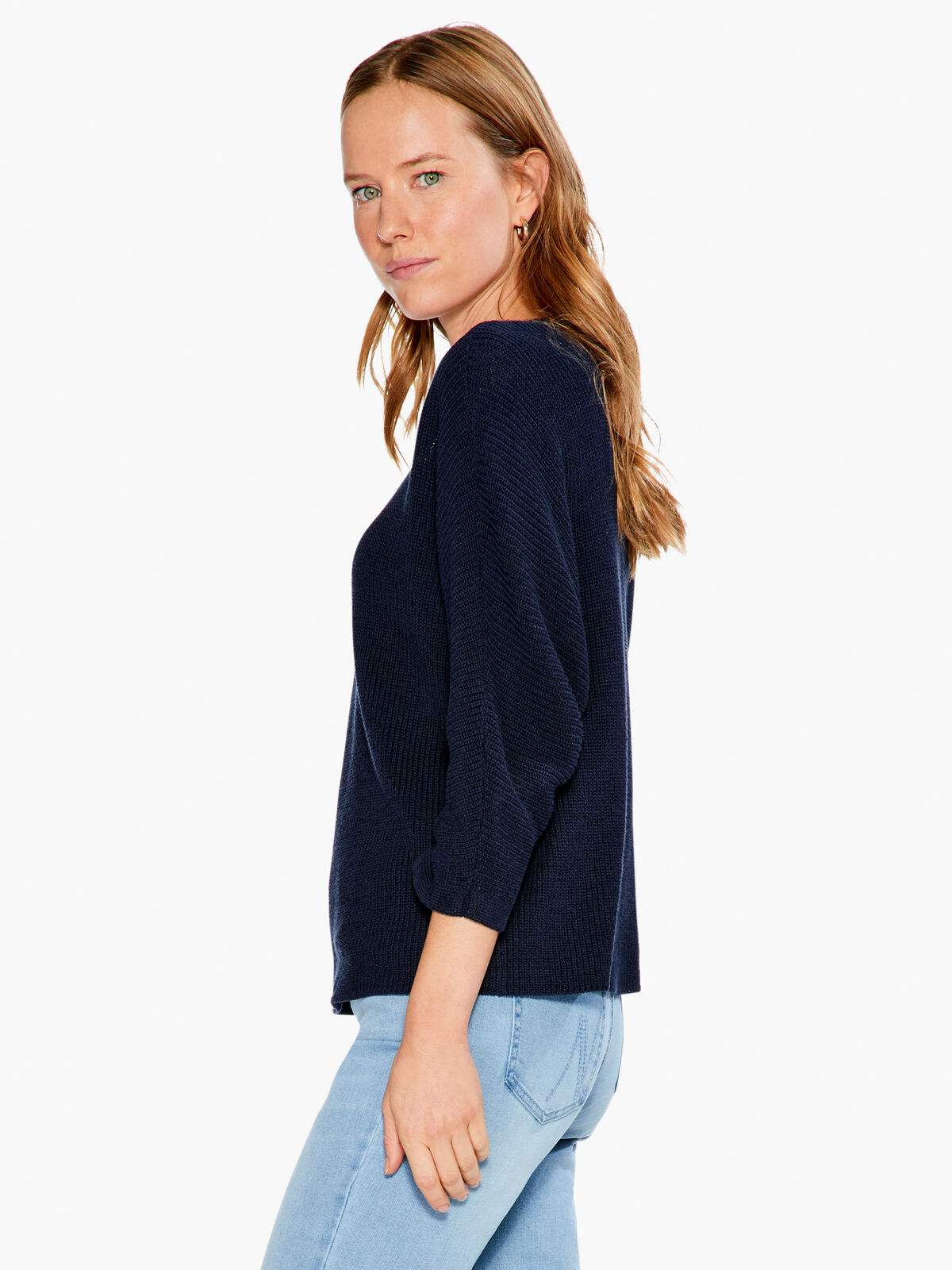 Relaxed Shaker Knit Sweater