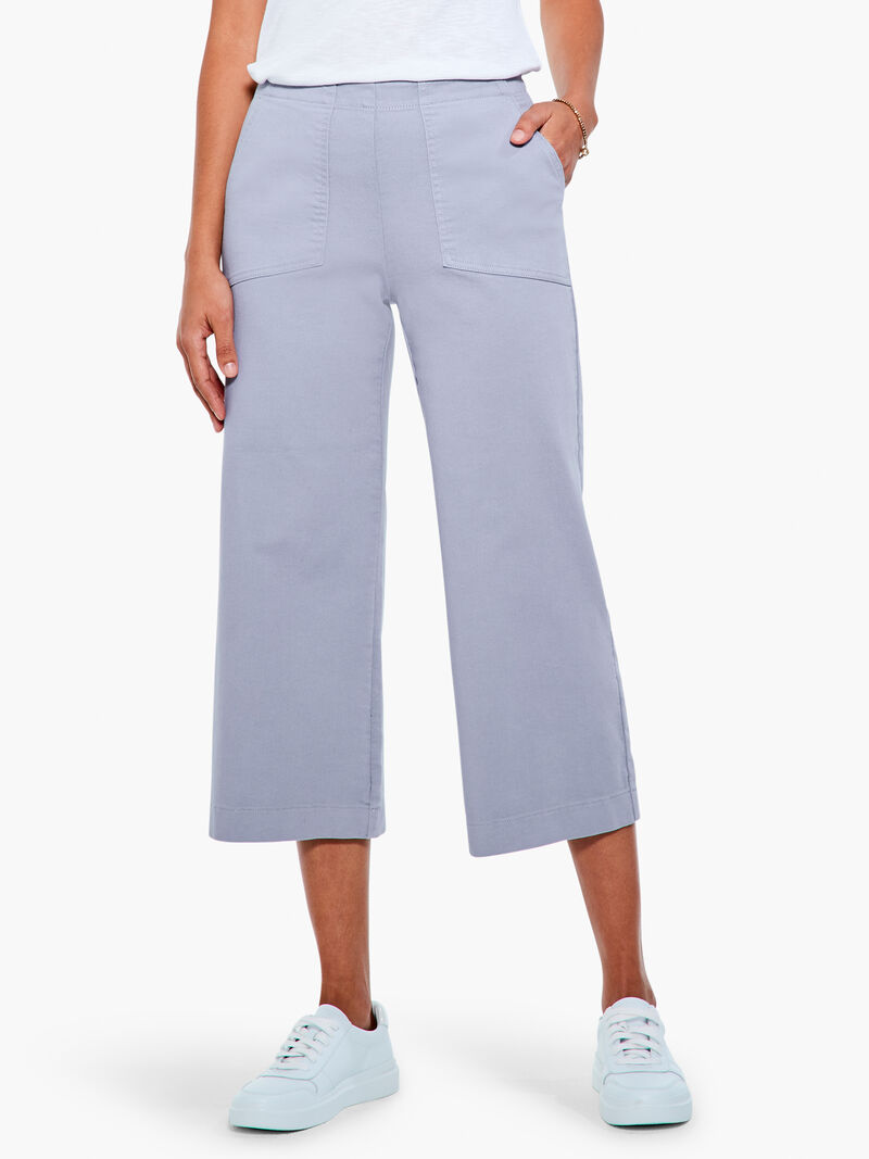 Woman Wears All Day Slim Wide Crop Pant image number 0