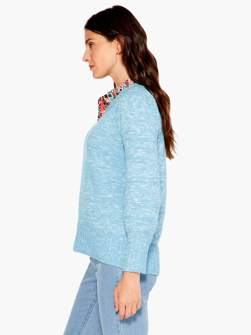 Woman Wears Evening Chill Sweater image number 1