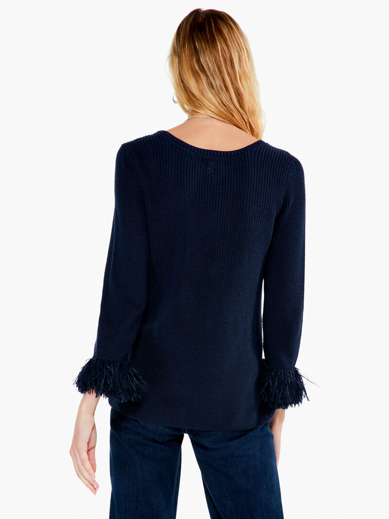 Woman Wears Night Fall Sweater image number 2