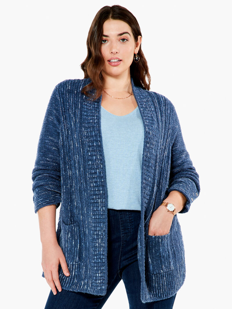 Woman Wears Cozy Nights Cardigan image number 0