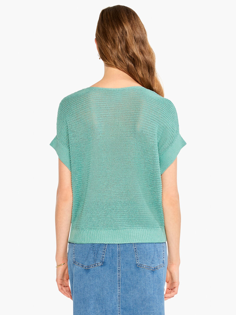 Woman Wears Easy Sleeve Summer Sweater image number 2