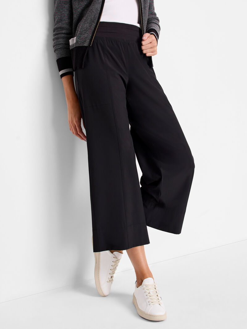 Woman Wears Tech Stretch Wide Leg Pant image number 0