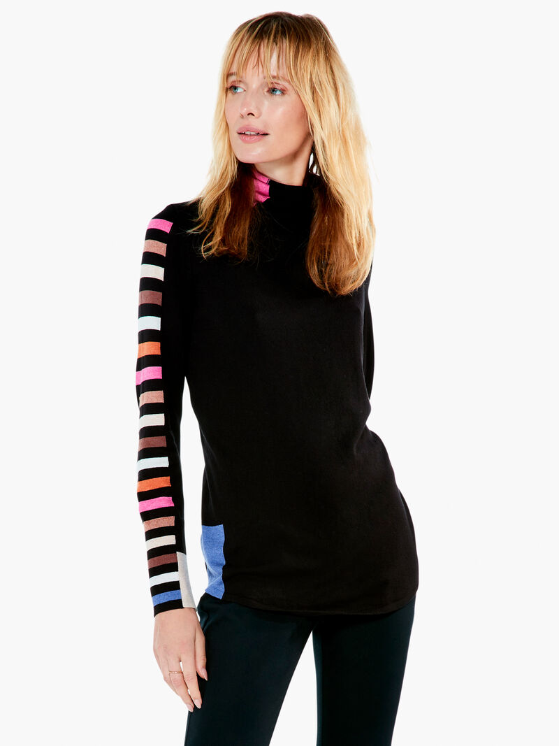 
                    Stripes Aside Vital Turtleneck Sweater