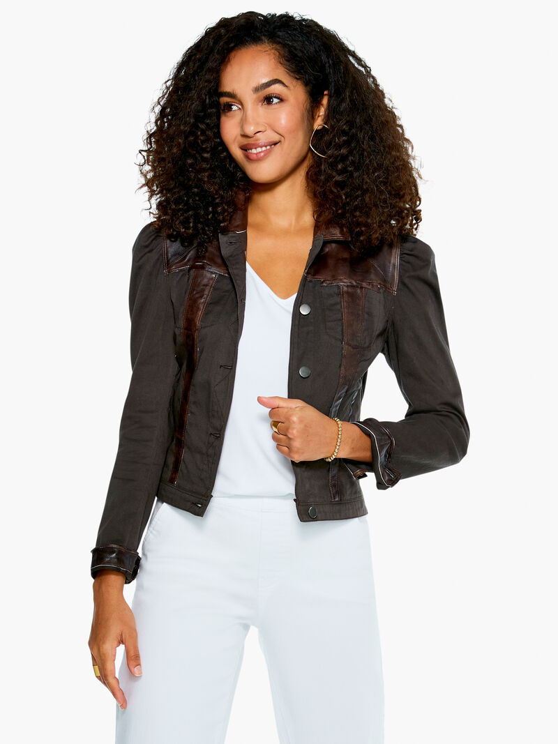 Woman Wears JKT Ariel Leather Jacket image number 0