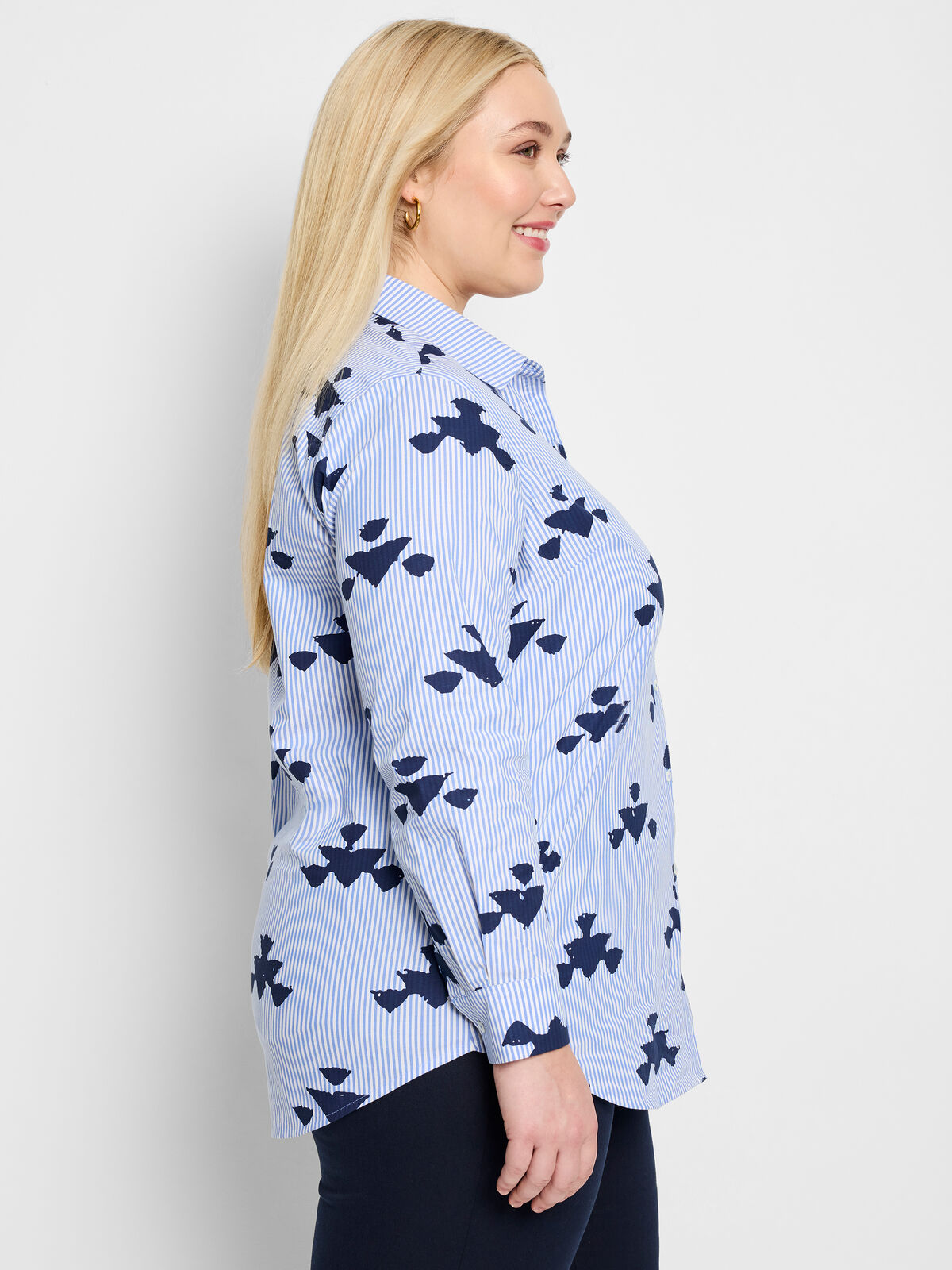 Stamped Stripe Woven Shirt
