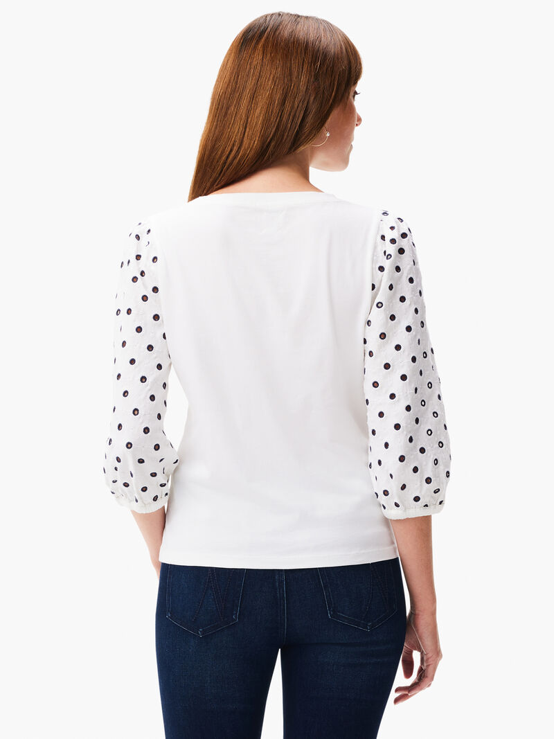 Woman Wears Eyelet Breeze Top image number 2