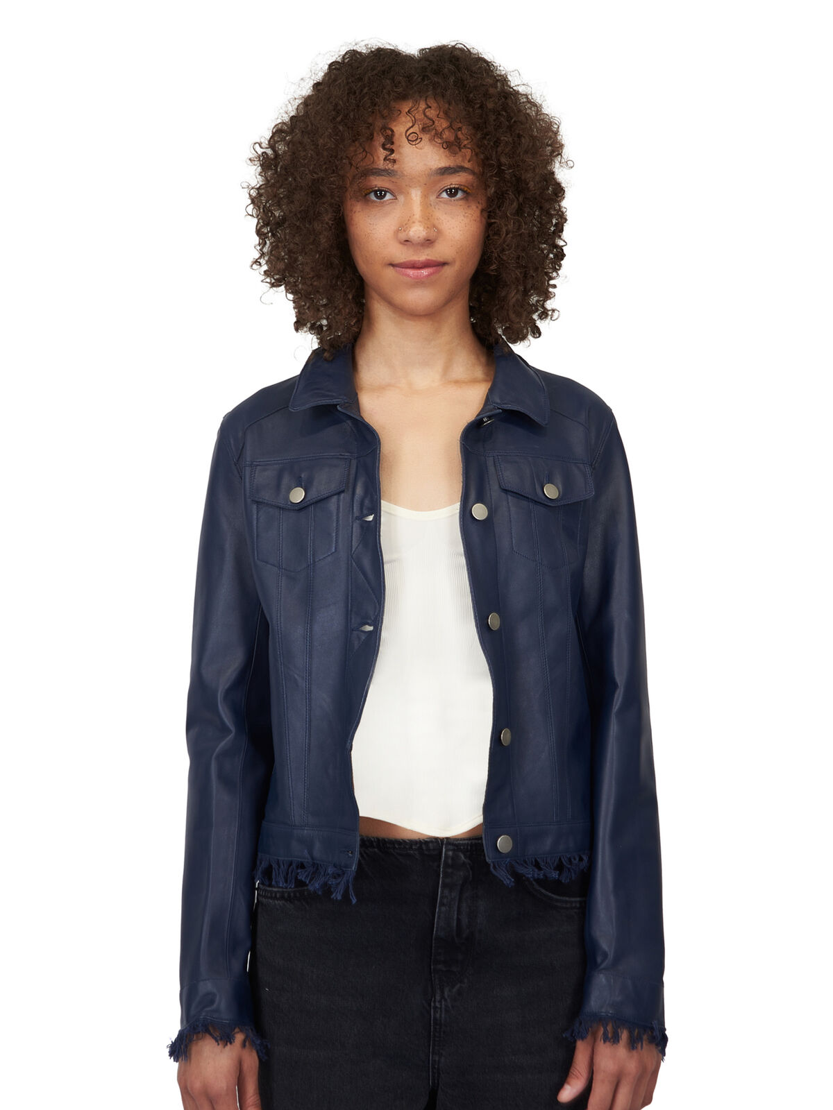 JKT - Alexa Jean Burnished Leather Jacket