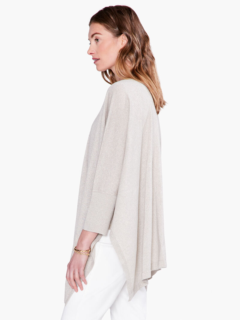 Woman Wears Lurex Cover Up Cardigan image number 1