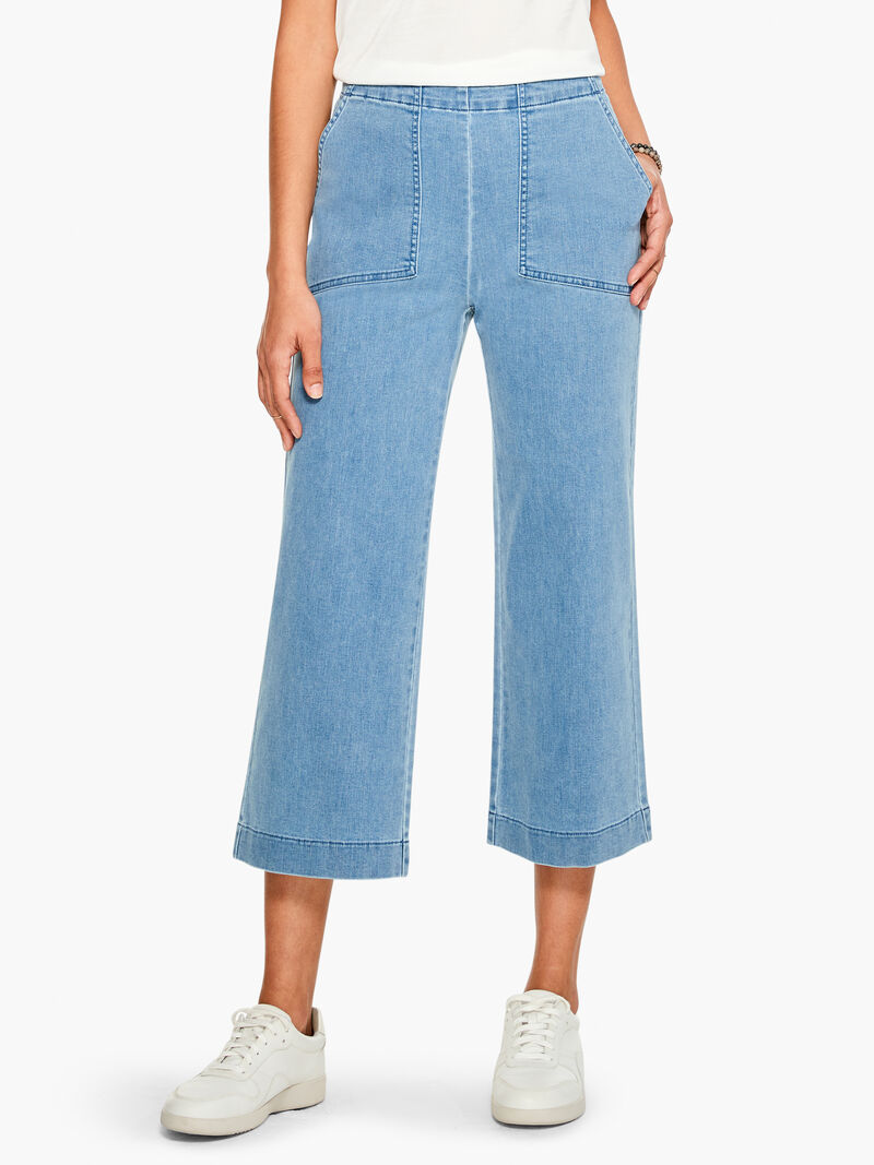 Woman Wears All Day Wide-Leg Crop Jean image number 0
