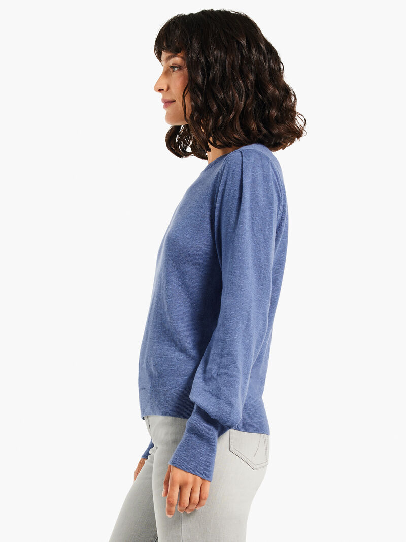 Woman Wears Femme Sleeve Sweater image number 1