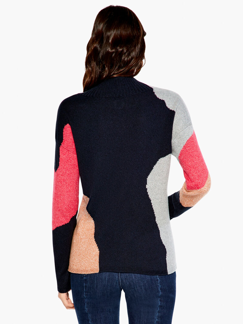 Woman Wears Glowing Embers Sweater image number 2