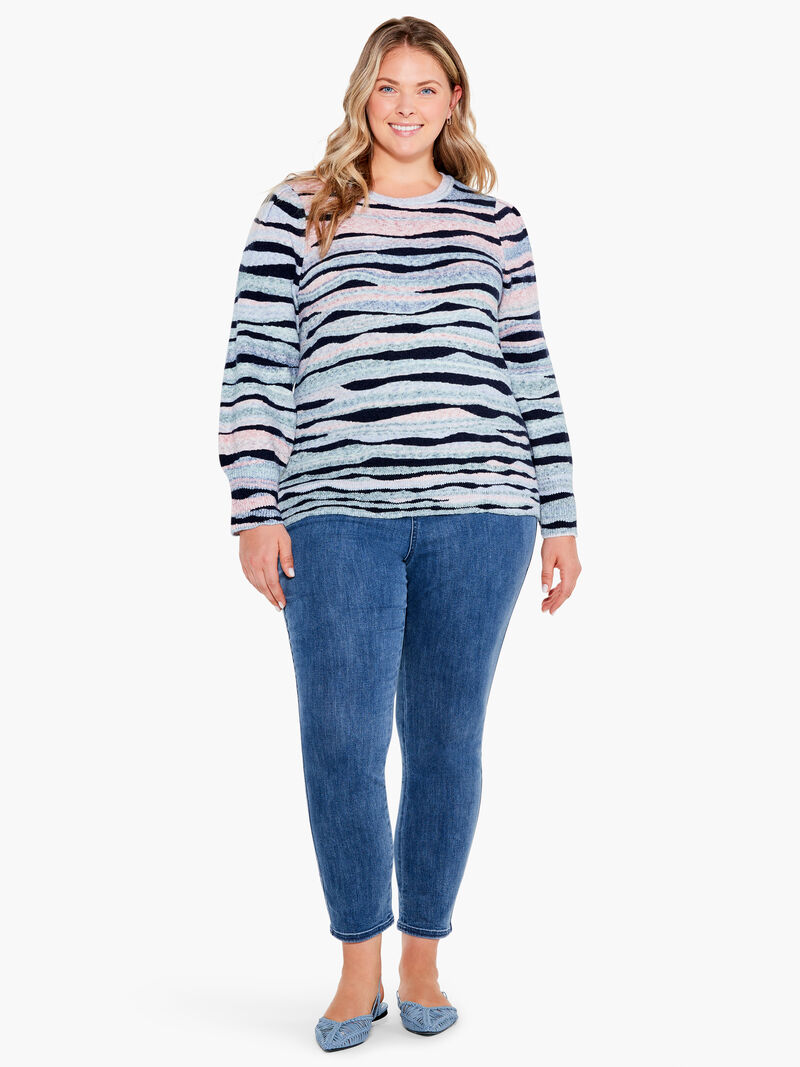 Woman Wears Snowed In Sweater image number 3