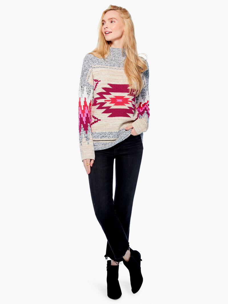 Woman Wears Fall Feelings Sweater image number 4