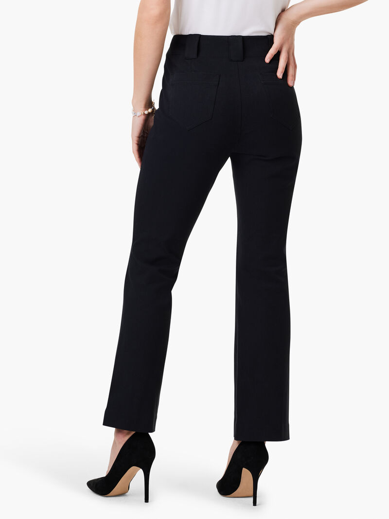 Woman Wears 28" Plaza Demi Boot Cotton Bi-Stretch Pant image number 3