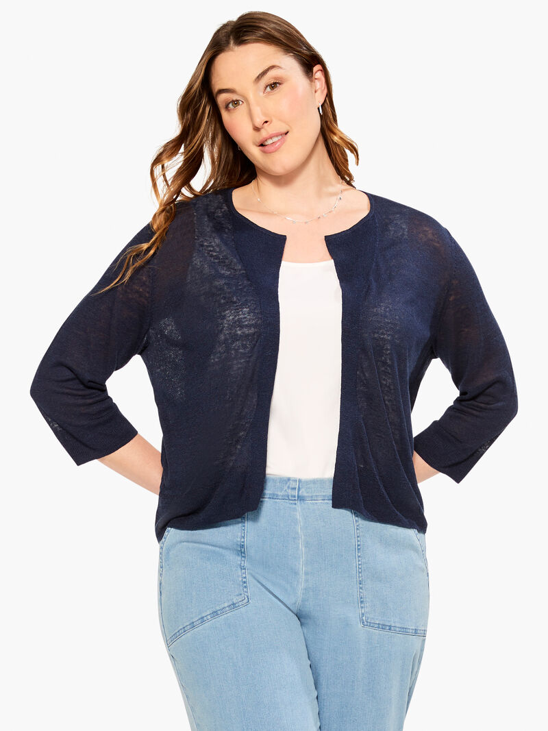 Woman Wears Easy Featherweight Cardigan image number 0