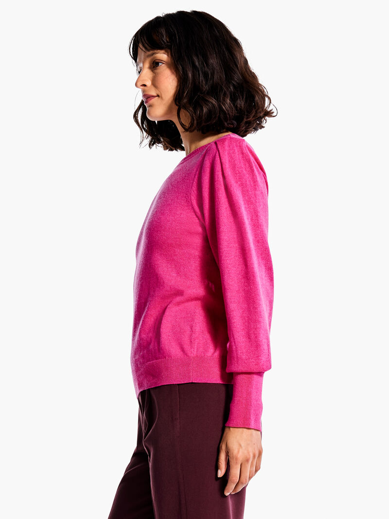 Woman Wears Femme Sleeve Sweater image number 1