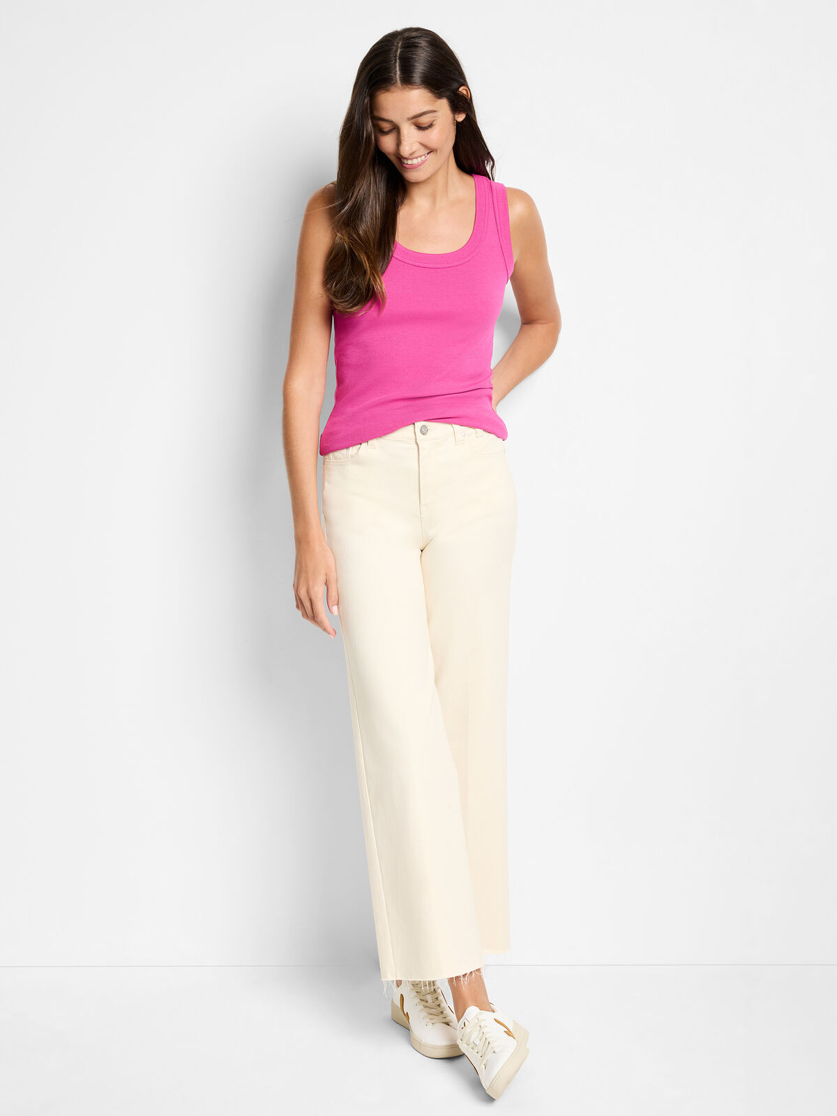 Perfect Knit Rib Scoop Tank