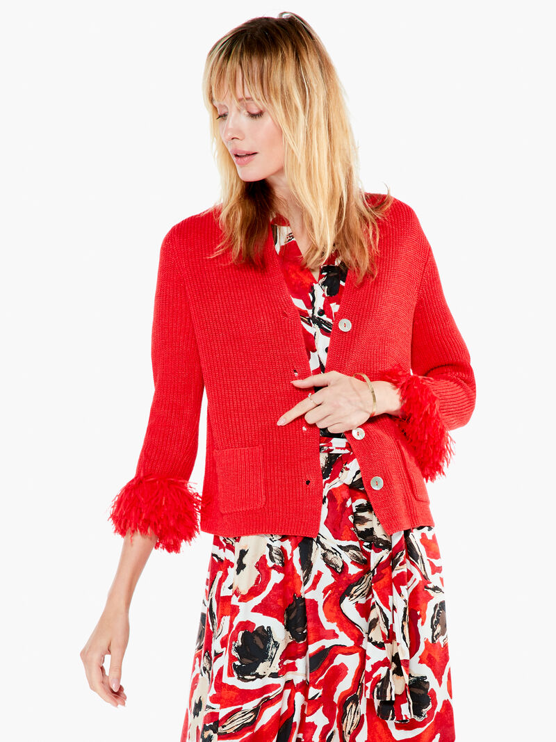 Woman Wears Night Fall Cardigan image number 3