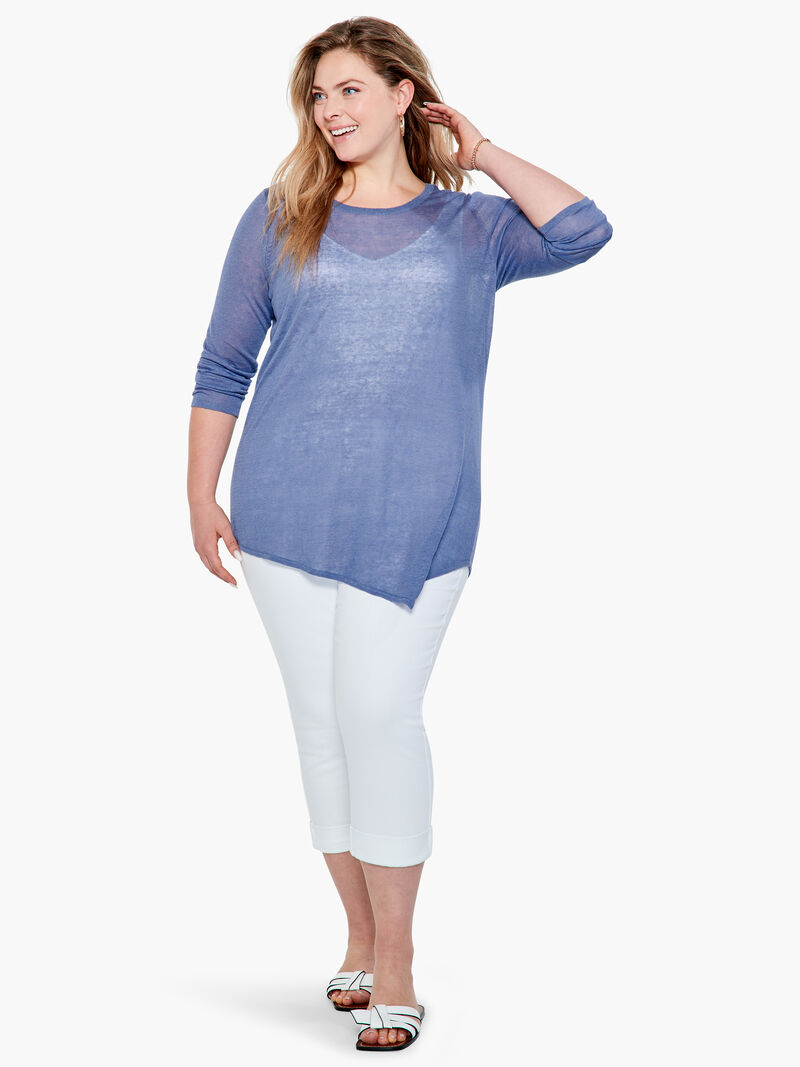 Woman Wears Featherweight Angle Sweater image number 3