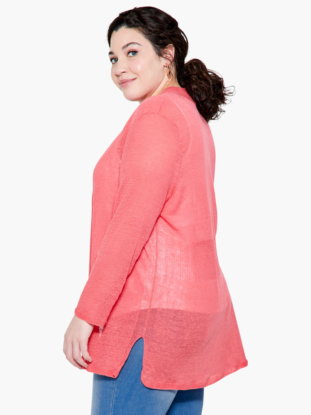 Lightweight Long Back of the Chair Cardigan