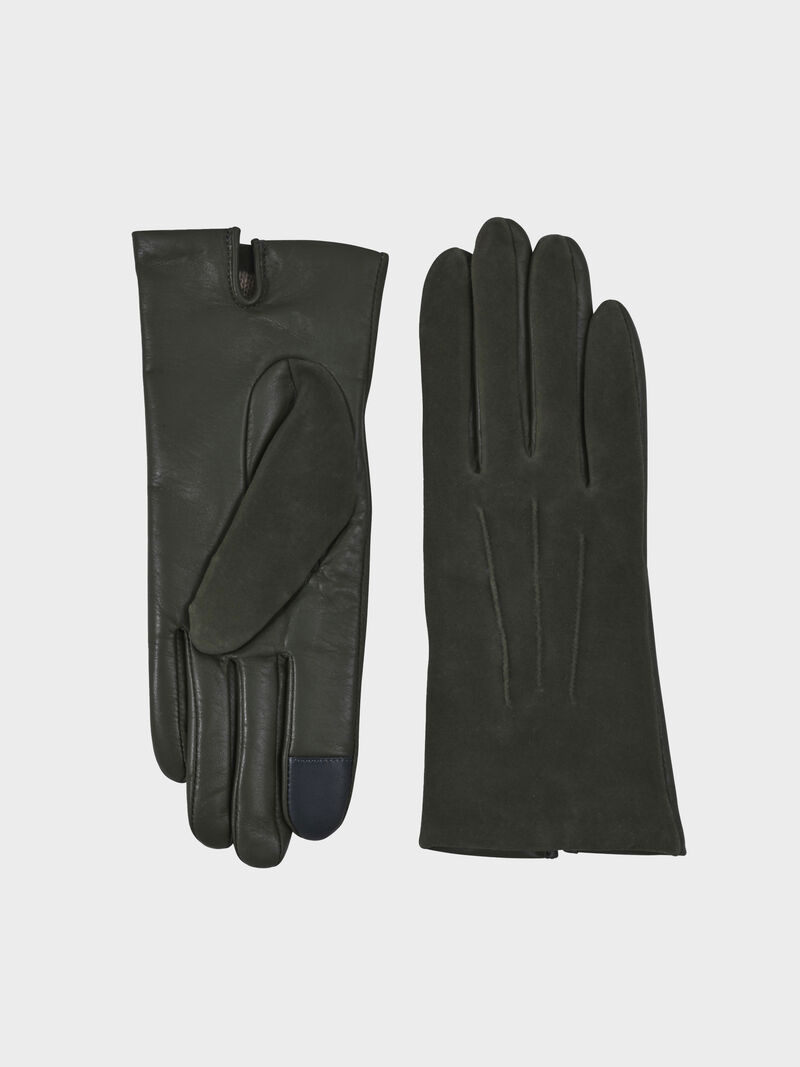 Woman Wears Amato - Touch Tech Classic Leather Glove image number 0