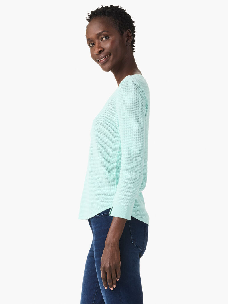 Woman Wears Chill Out Sweater image number 2