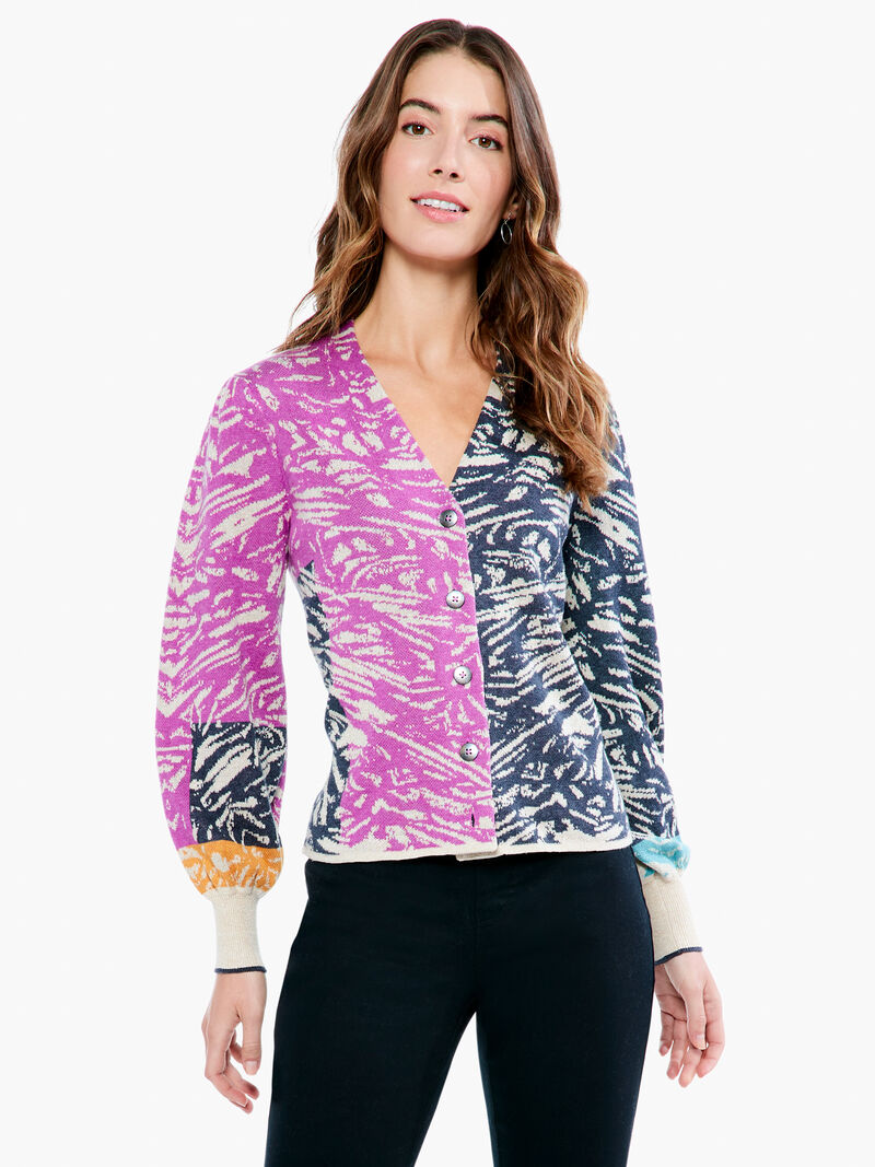 Woman Wears Animal Instinct Cardigan image number 0