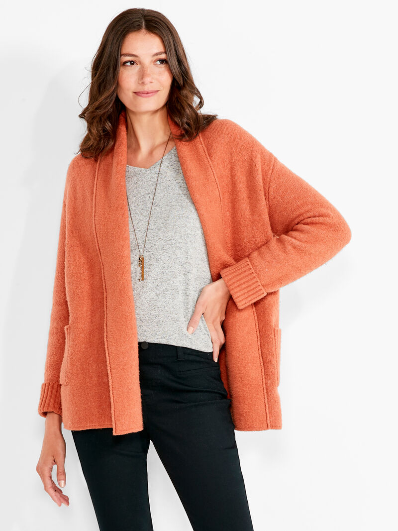 Woman Wears NZT Autumn Chill Cardigan image number 0