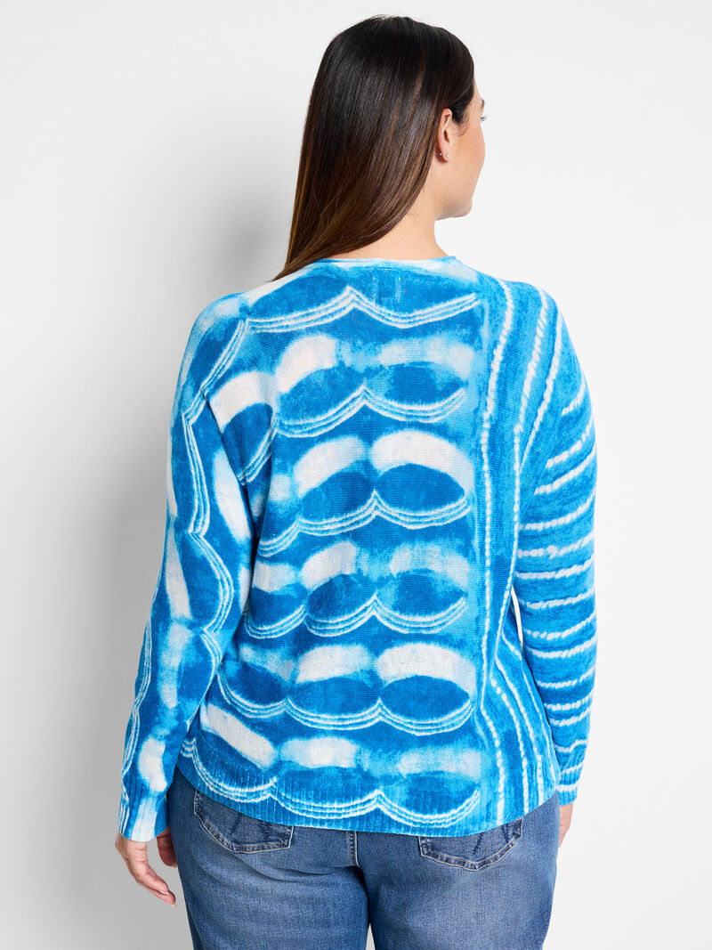 Woman Wears Shifting Tides Supersoft Sweater image number 3