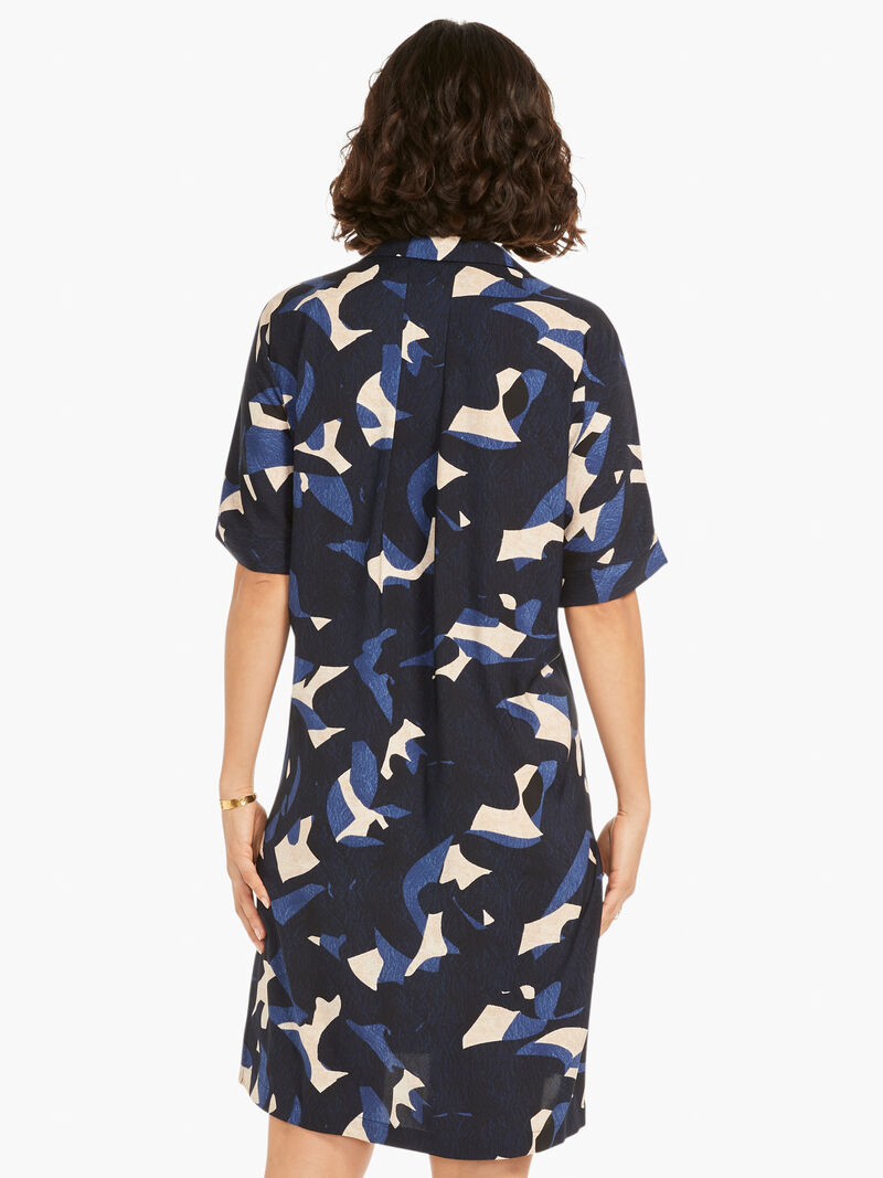 Woman Wears Abstract Billow Dress image number 2