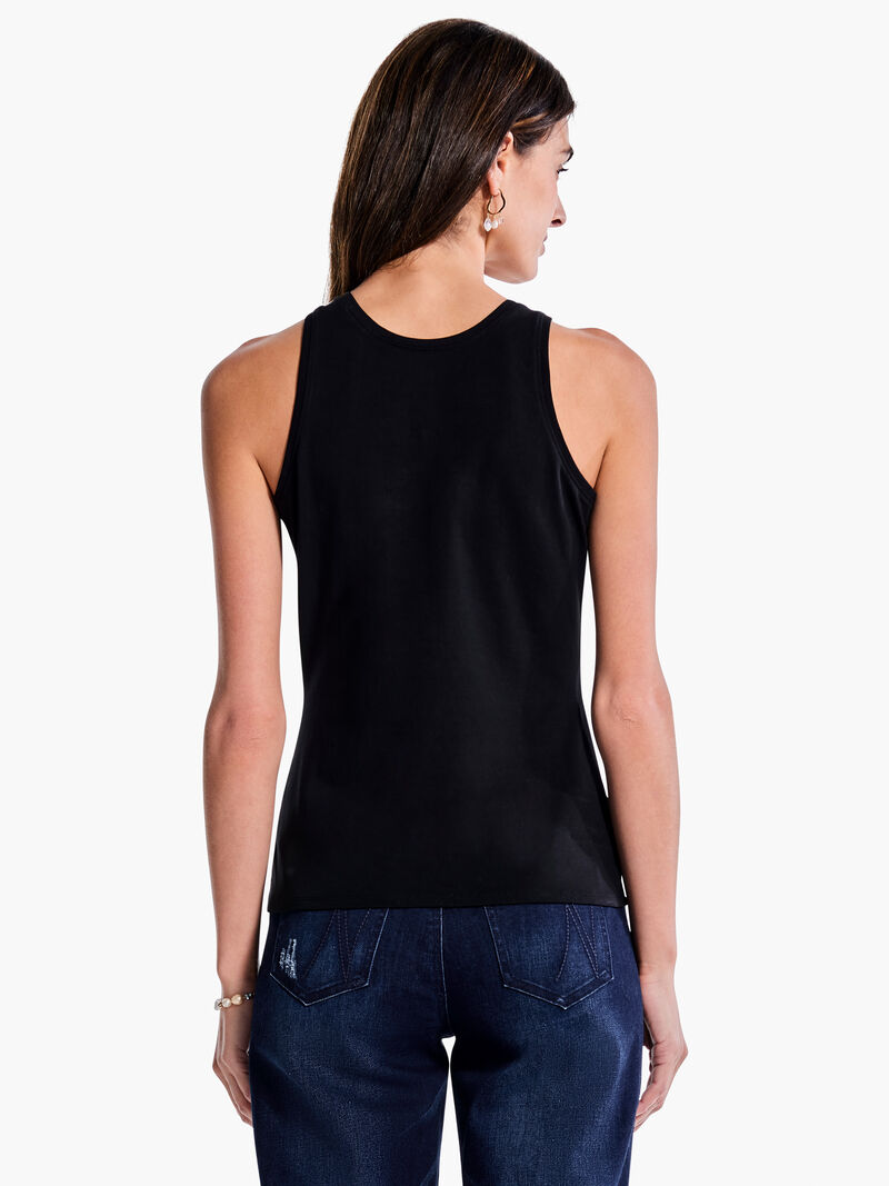 Woman Wears High Neck Perfect Tank image number 4