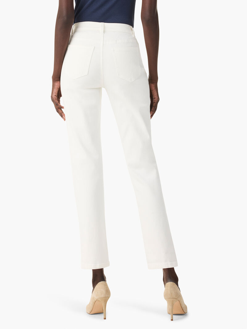 Woman Wears NZ Denim 28" Daytrip Straight Ankle Jeans image number 3