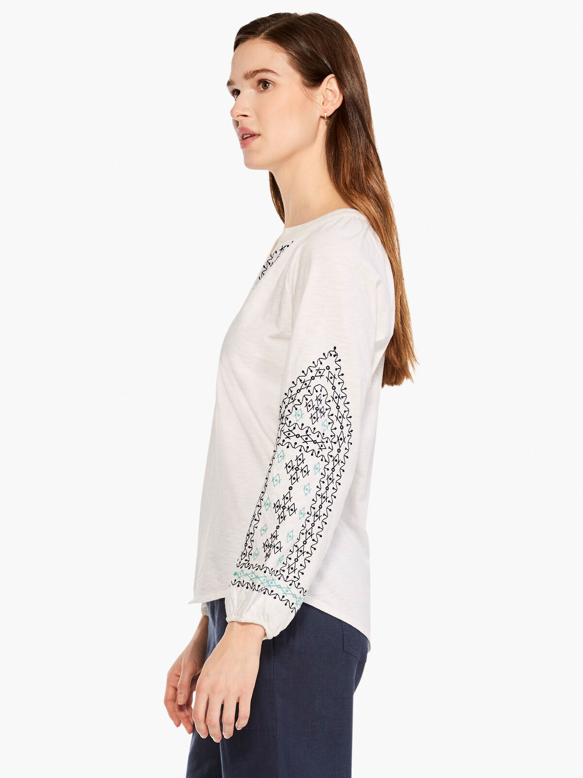 Embroidered Solstice Top