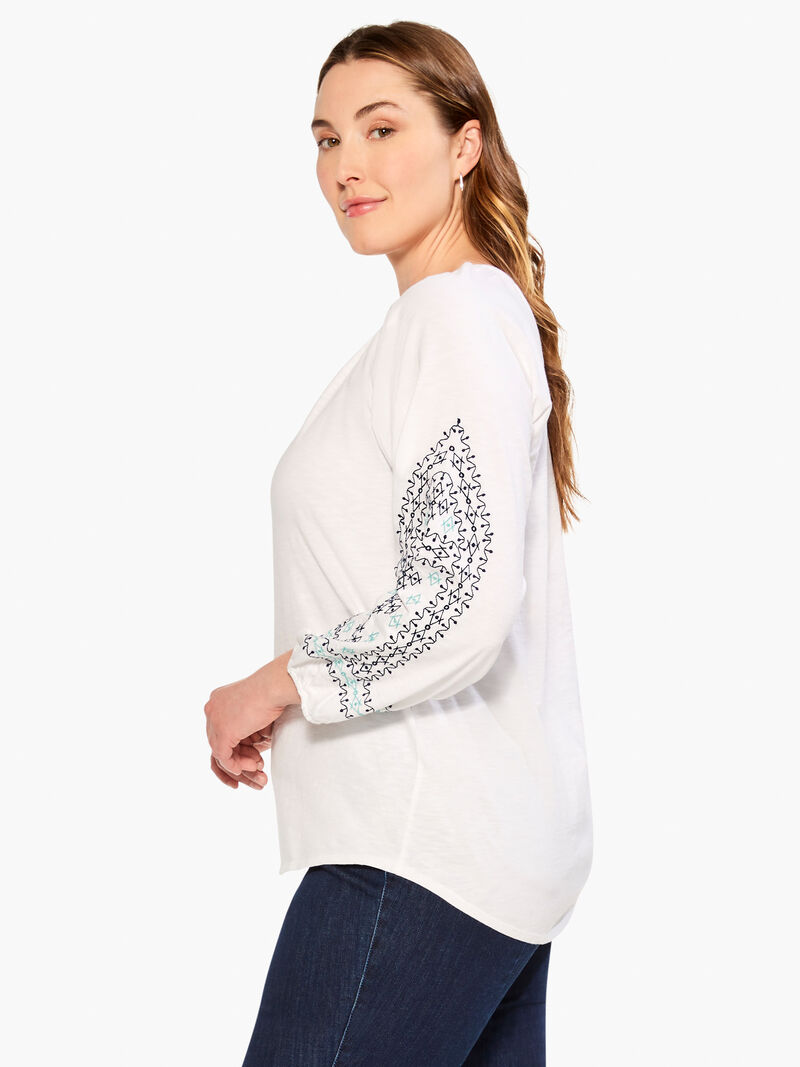 Embroidered Solstice Top