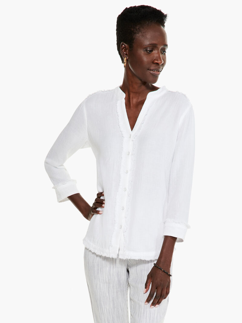 
                    Shoreline Gauze Top