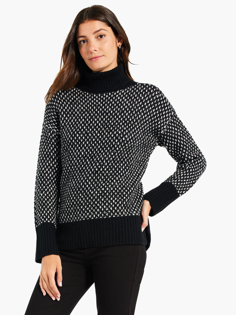 Woman Wears Cozy Spot Sweater image number 1