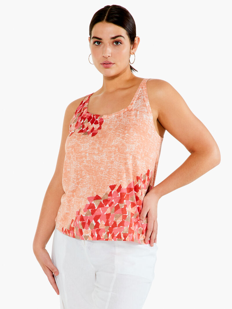 Woman Wears Sun Burst Tank image number 0