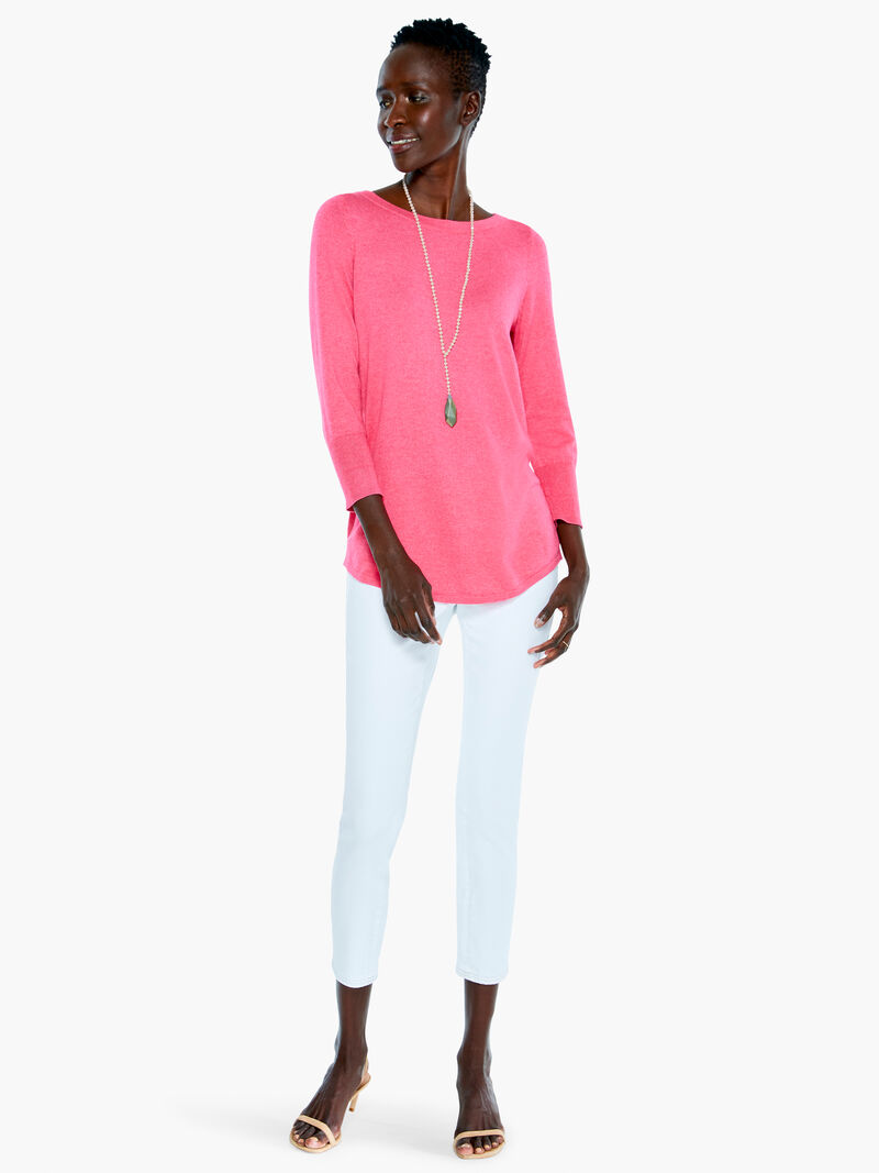 Woman Wears Vital Boatneck Sweater image number 3