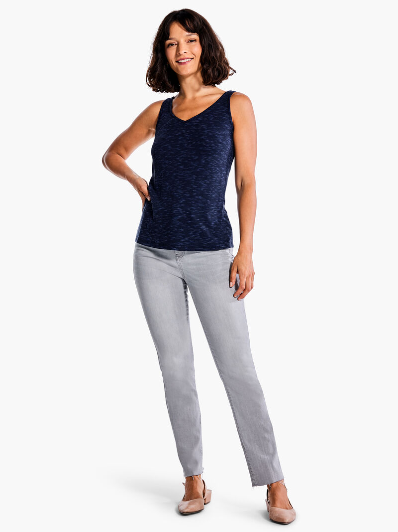 Woman Wears Drapey Rib Tank image number 3