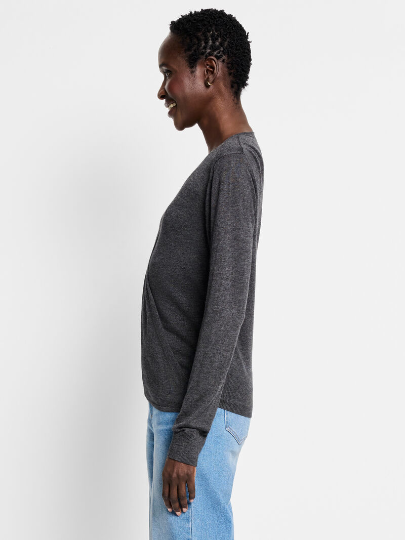 Woman Wears All Year 4-Way Cardigan image number 2