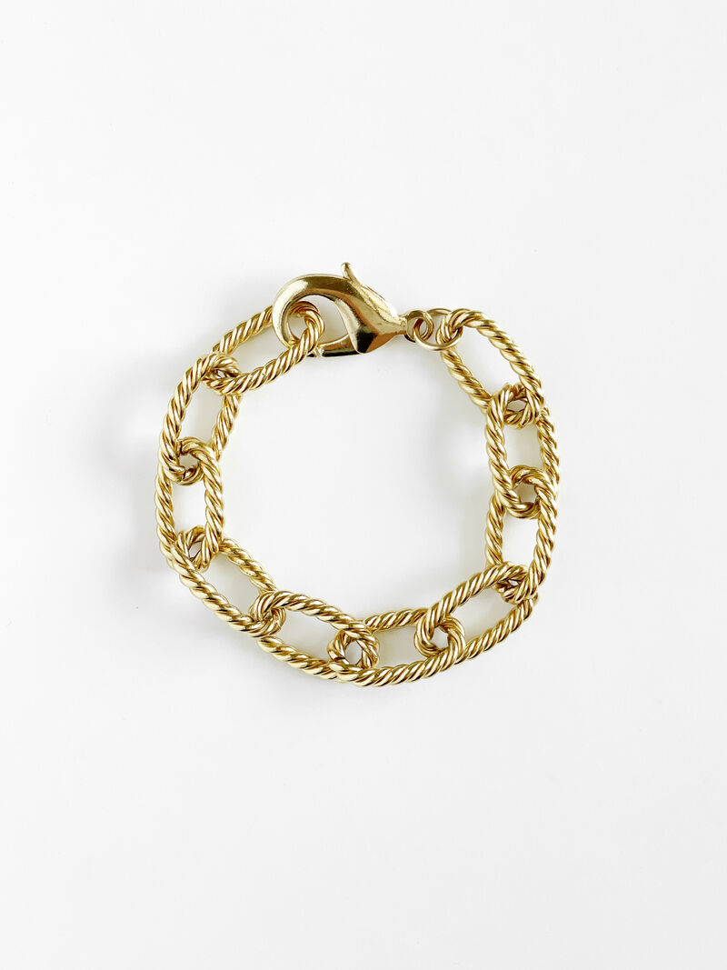 Woman Wears Paula Rosen - Jules Overlay Rope Bracelet image number 0