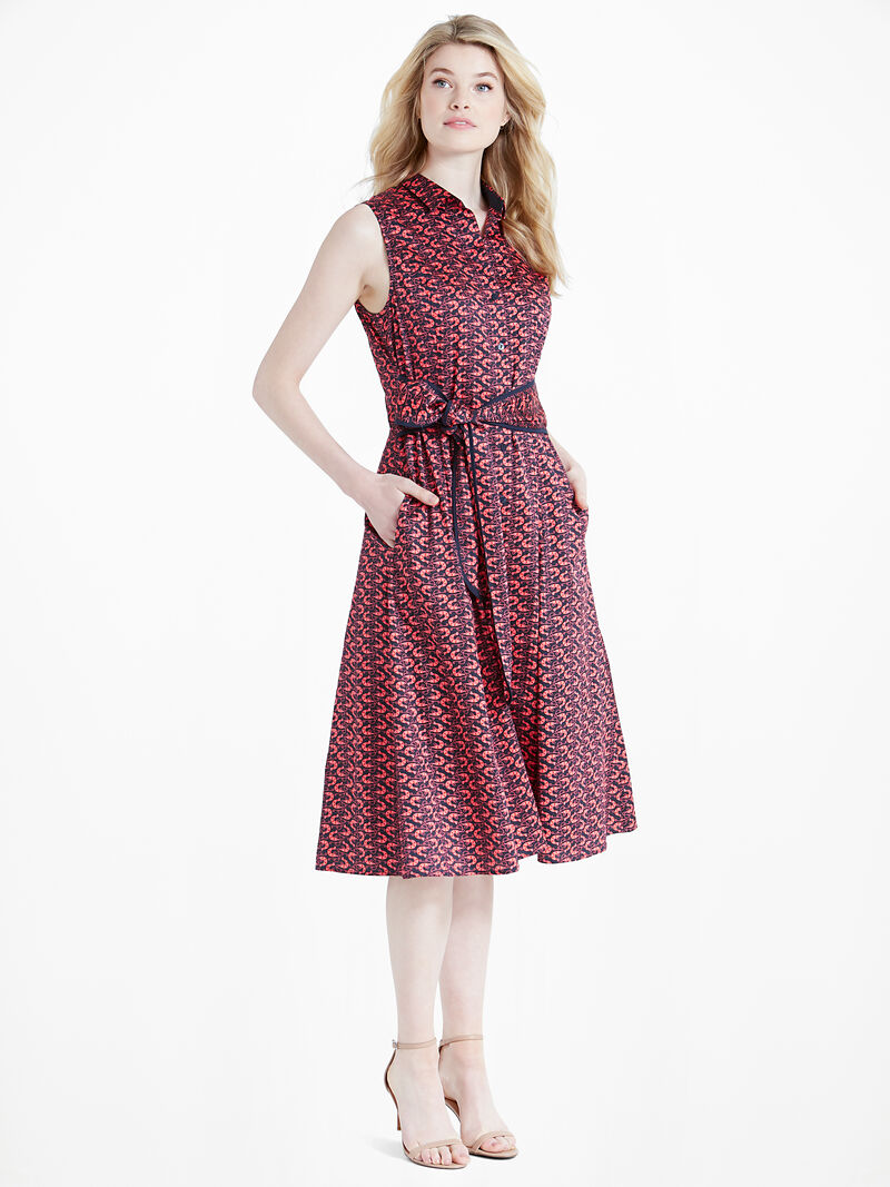 Woman Wears Cocktail Hour Shirt Dress image number 1