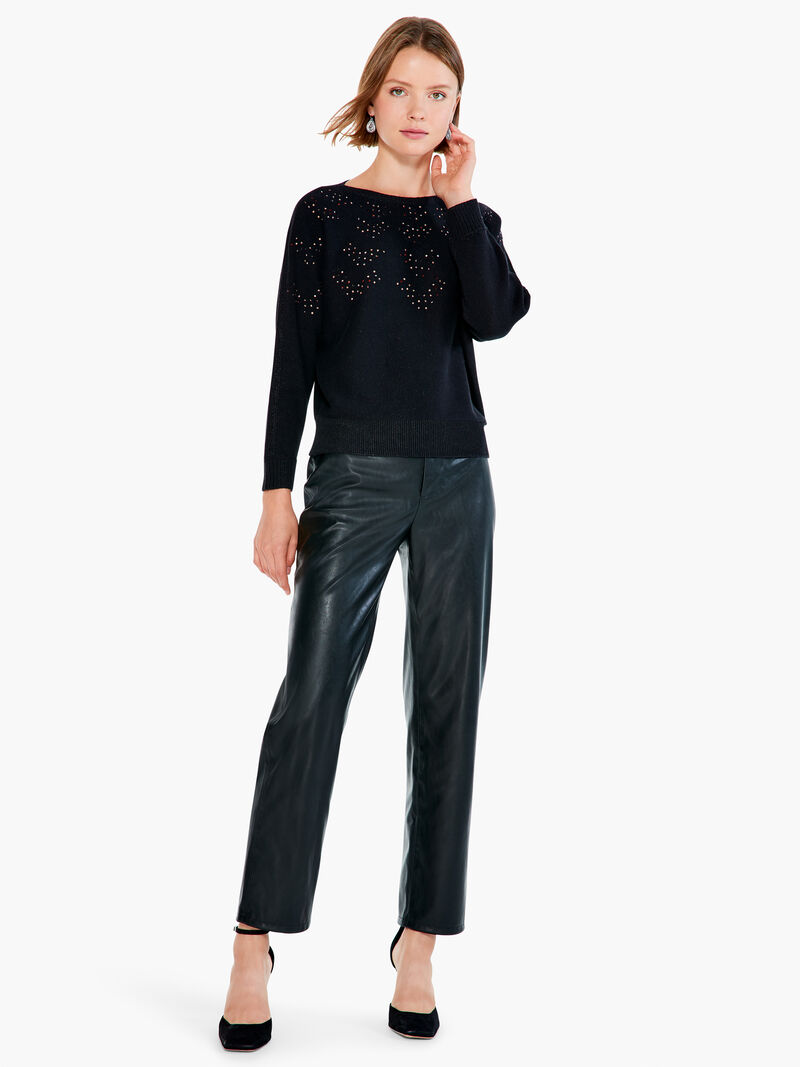 Woman Wears Constellation Sweater image number 3