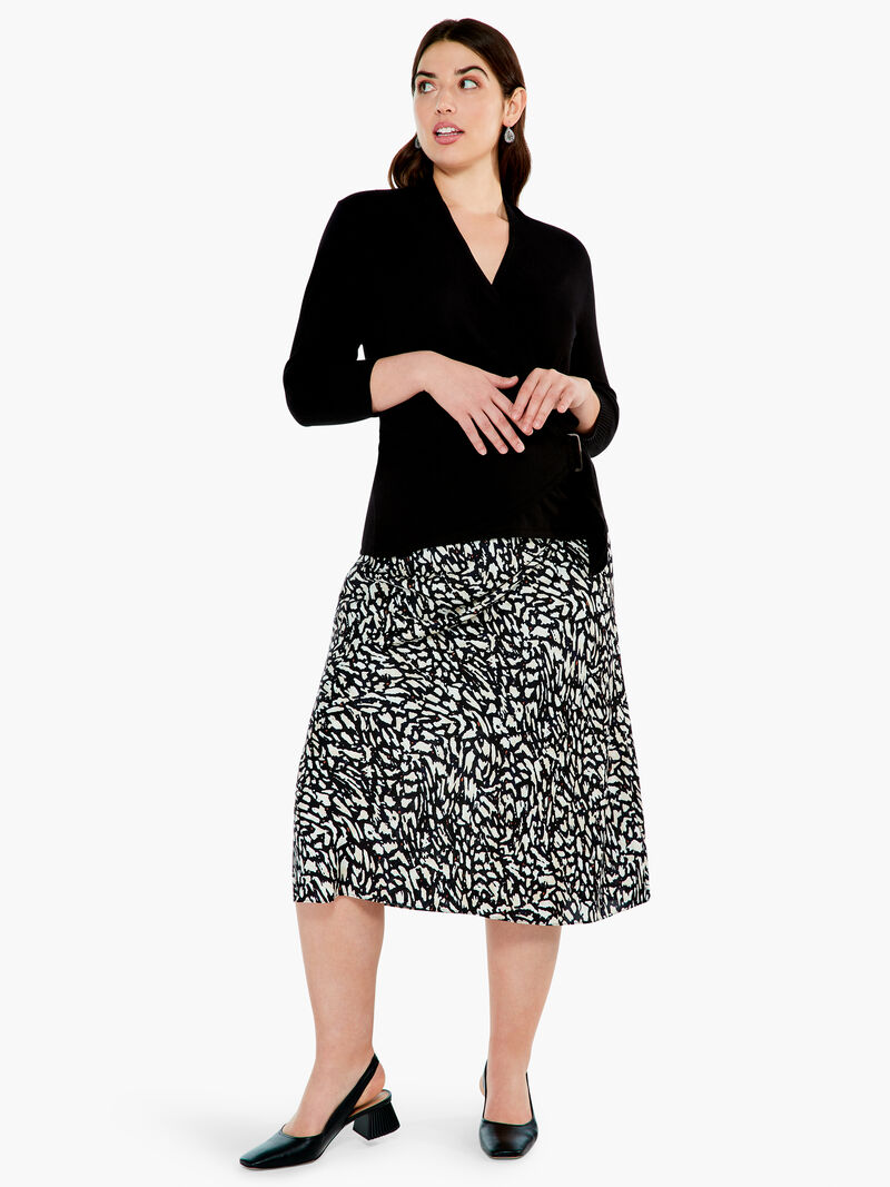 Woman Wears Vital Wrap Sweater image number 3