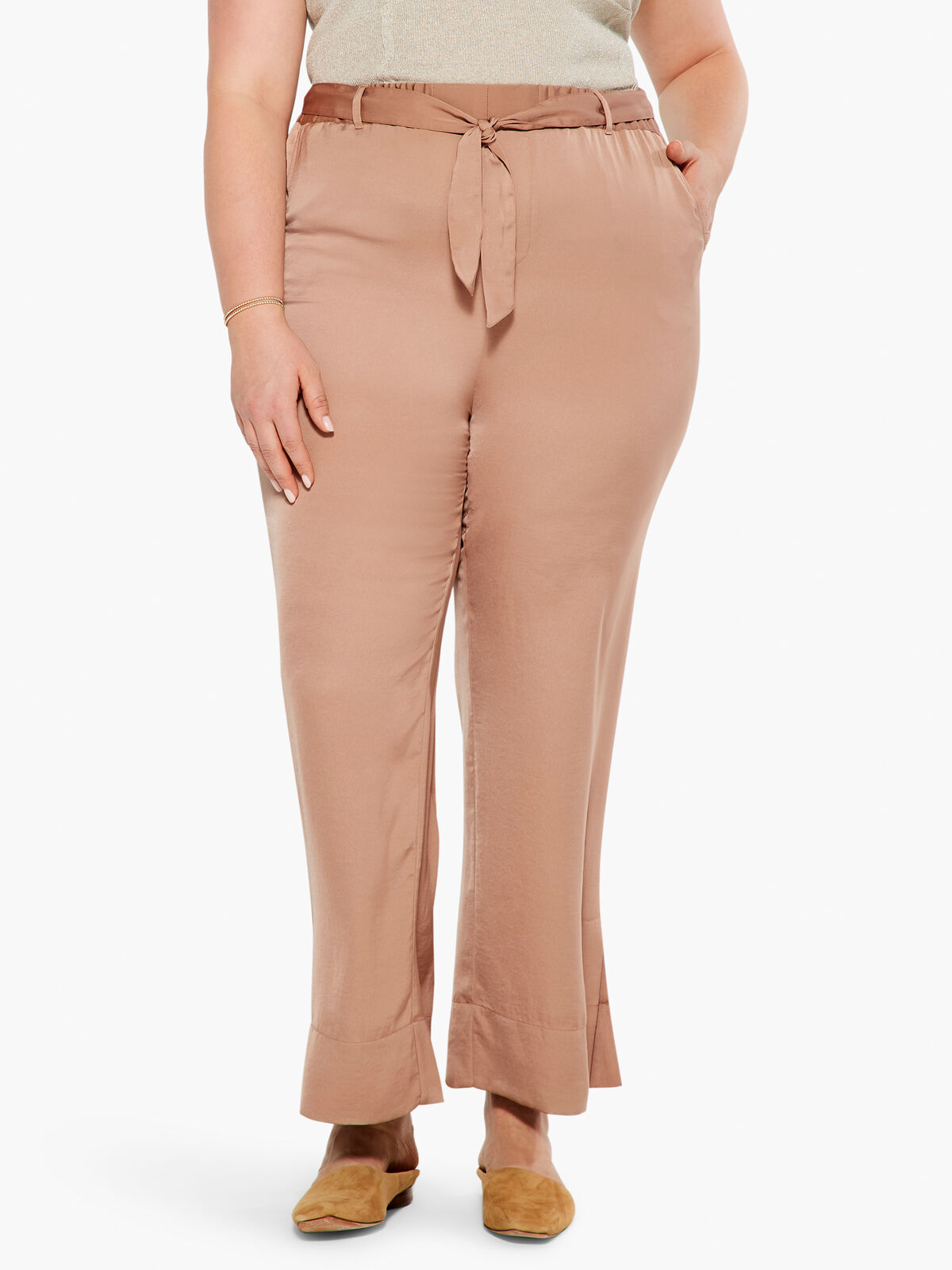Soft Drape Wide-Leg Pant