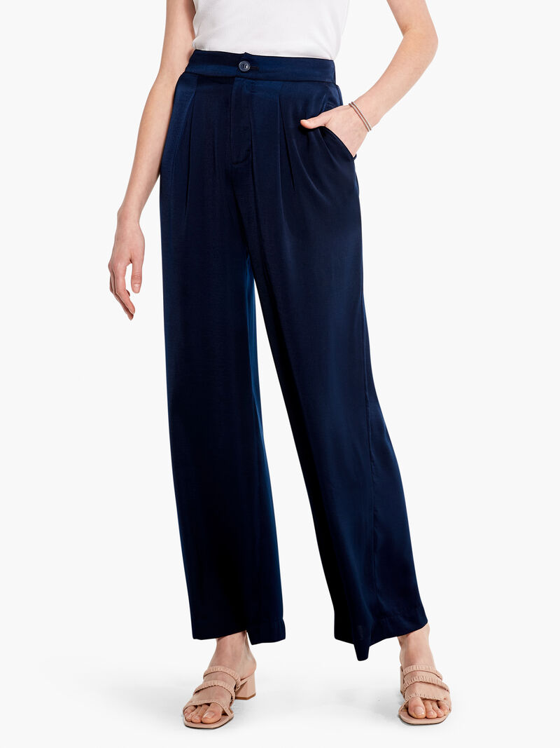 Soft Drape Wide-Leg Pant