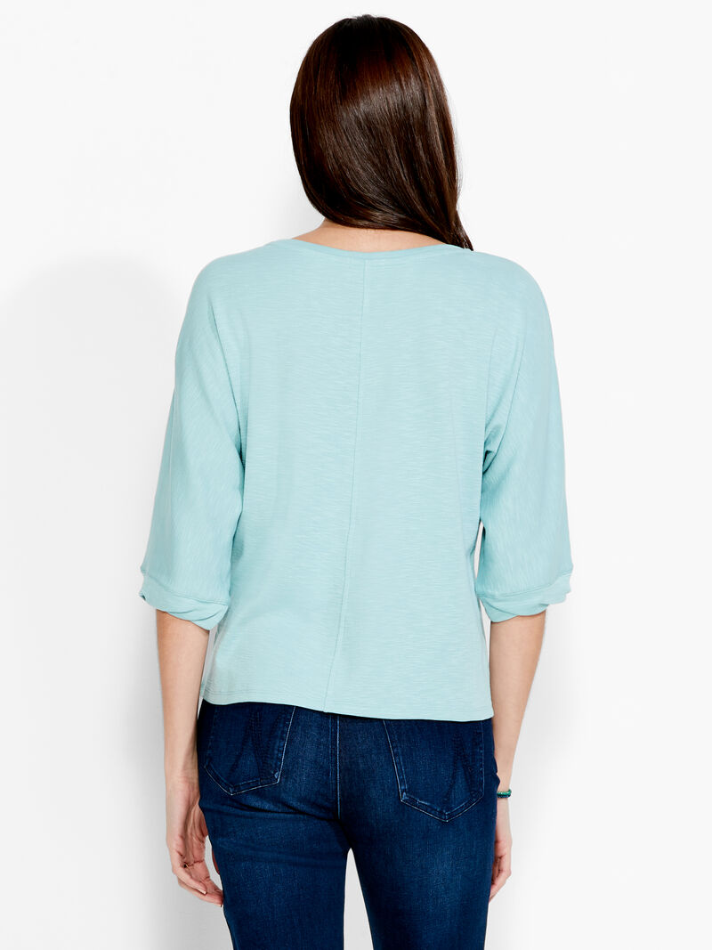 Woman Wears NZT Boat Neck Dolman Sleeve Tee image number 3