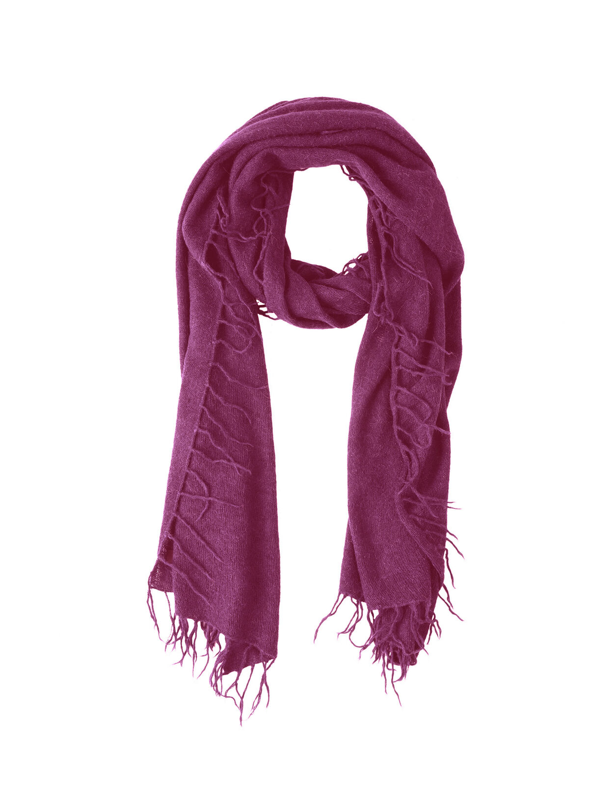Meg Cohen Full Fringe Alpaca Scarf